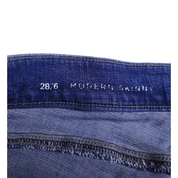 LOFT Womens Modern Skinny Jeans 28 Medium Wash Low Rise Stretch - Picture 7 of 9